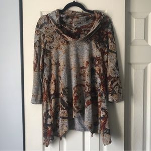 Harmony medium cowlneck top